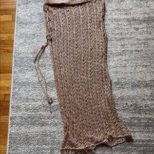 Elegant Knit coverup Skirt